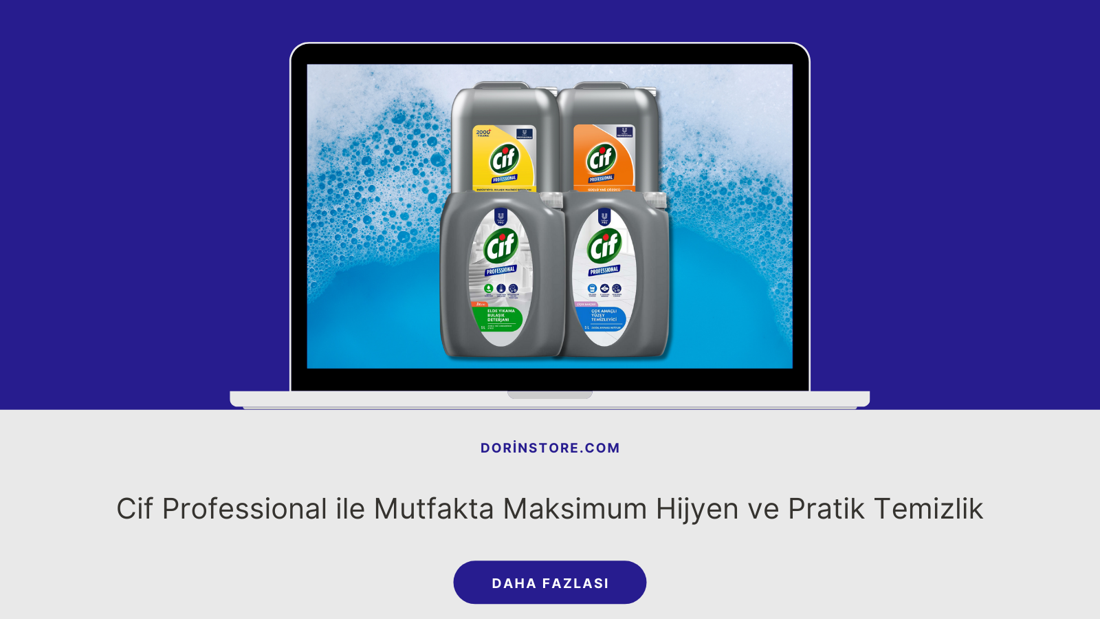 Cif Professional ile Mutfakta Maksimum Hijyen ve Pratik Temizlik