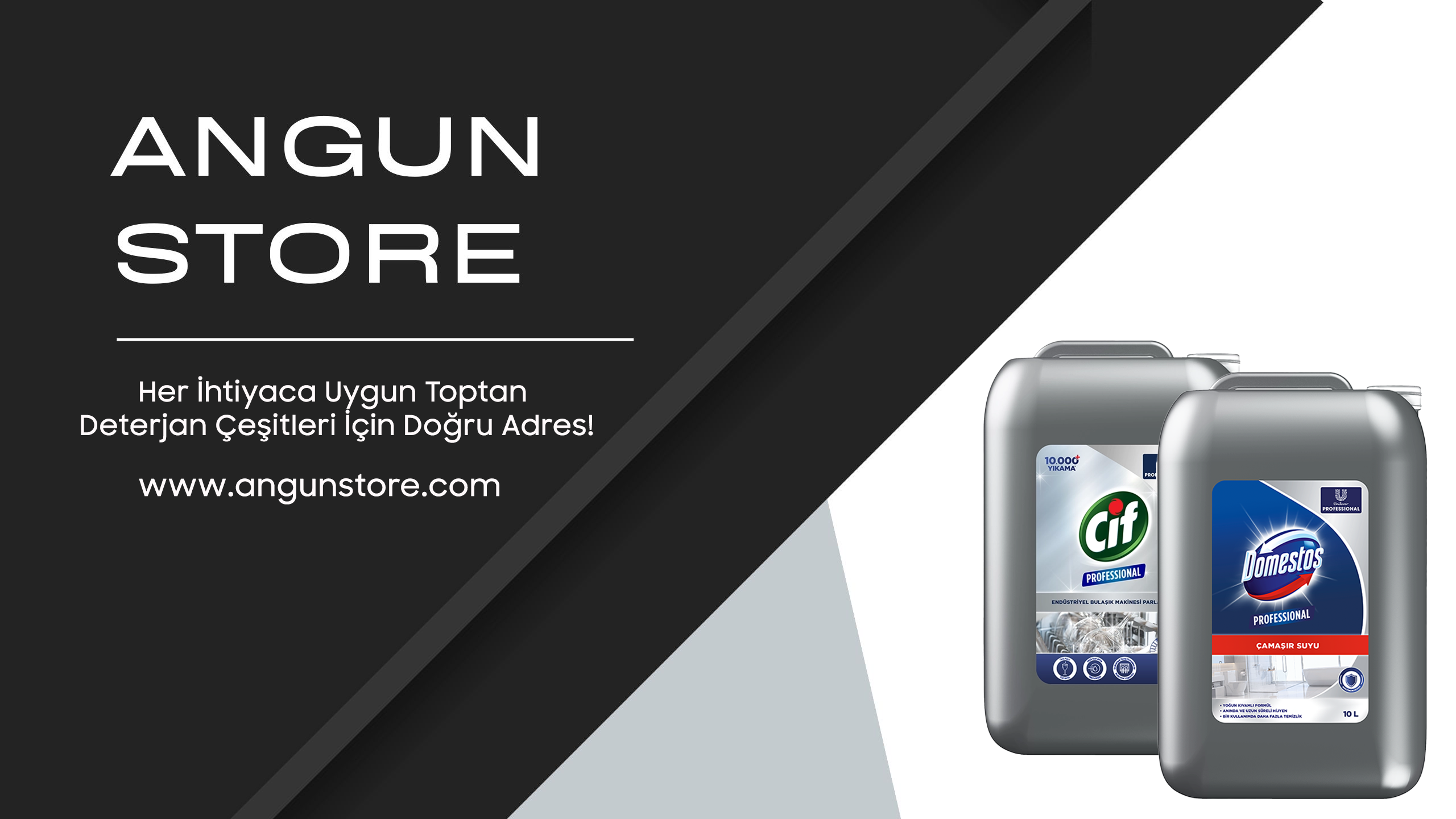 Cif ve Domestos Professional Ürünleri Dev İndirimiyle Angun Store’ da!