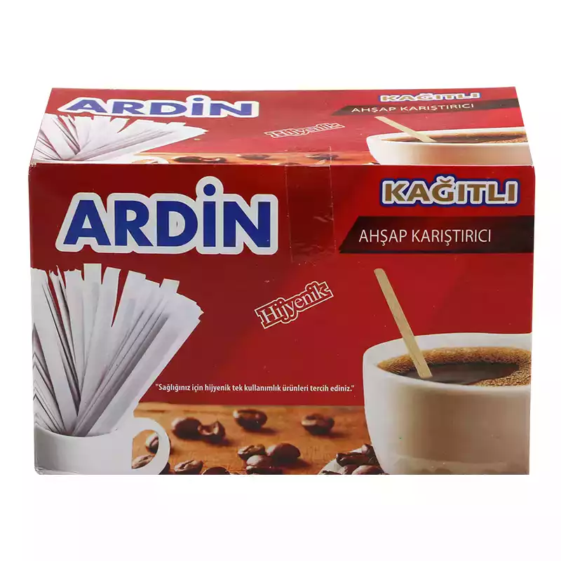 Ardin Kağıtlı Tahta Karıştırıcı 250 Adet - 1