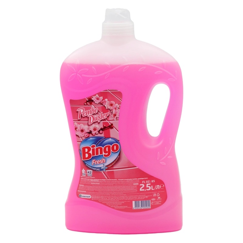 Bingo Fresh Pembe Düşler Yüzey Temizleyici 2,5 Litre - 2