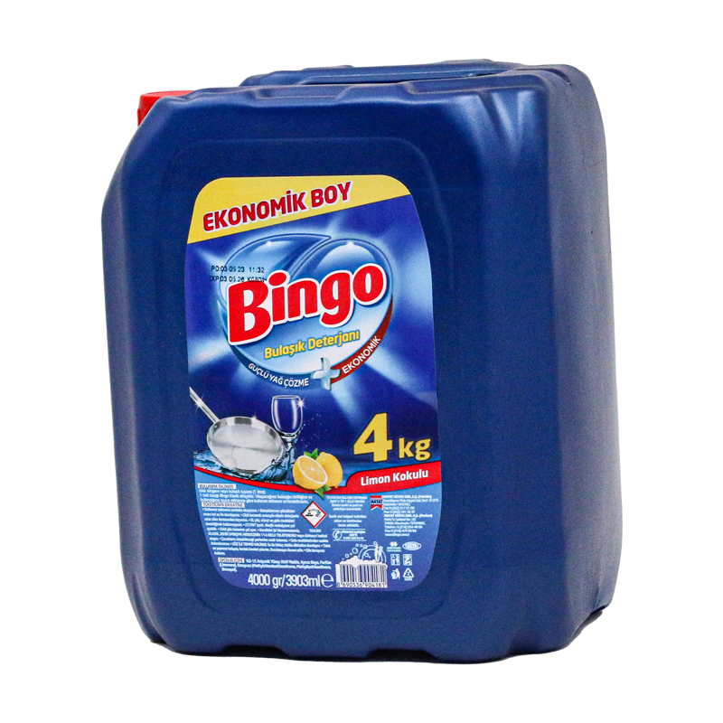 Bingo Limon Kokulu Sıvı Bulaşık Deterjanı 4 Kg - 2