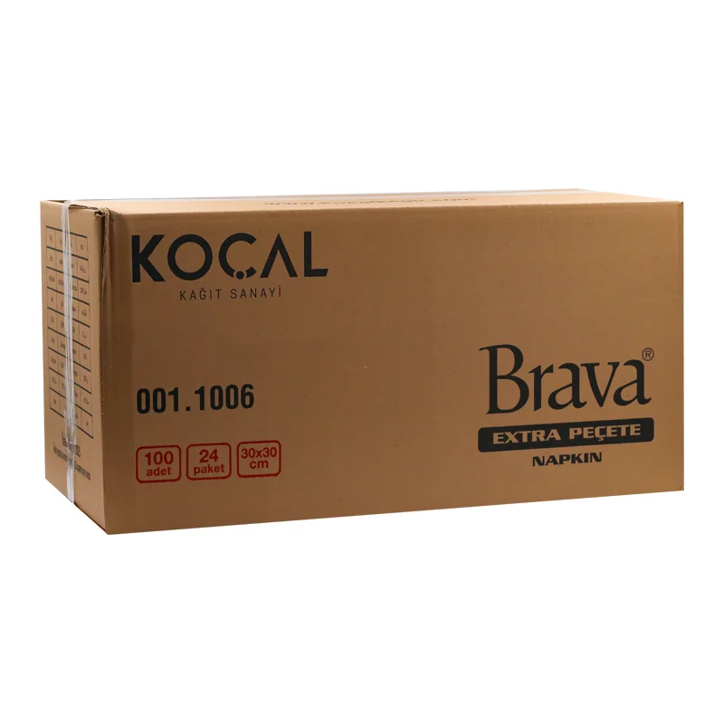 Brava Extra Peçete 100 Lü 24 Paket 30x30 Cm Koçal - 3