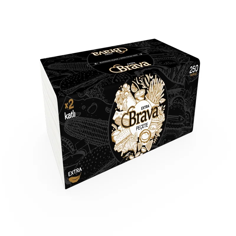 Brava Yeni Nesil Extra Dispenser Peçete 250 Li 24 Paket Koçal 24x250 - 1