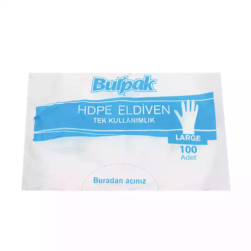 Burpak Şeffaf Eldiven 100 Lü - 1