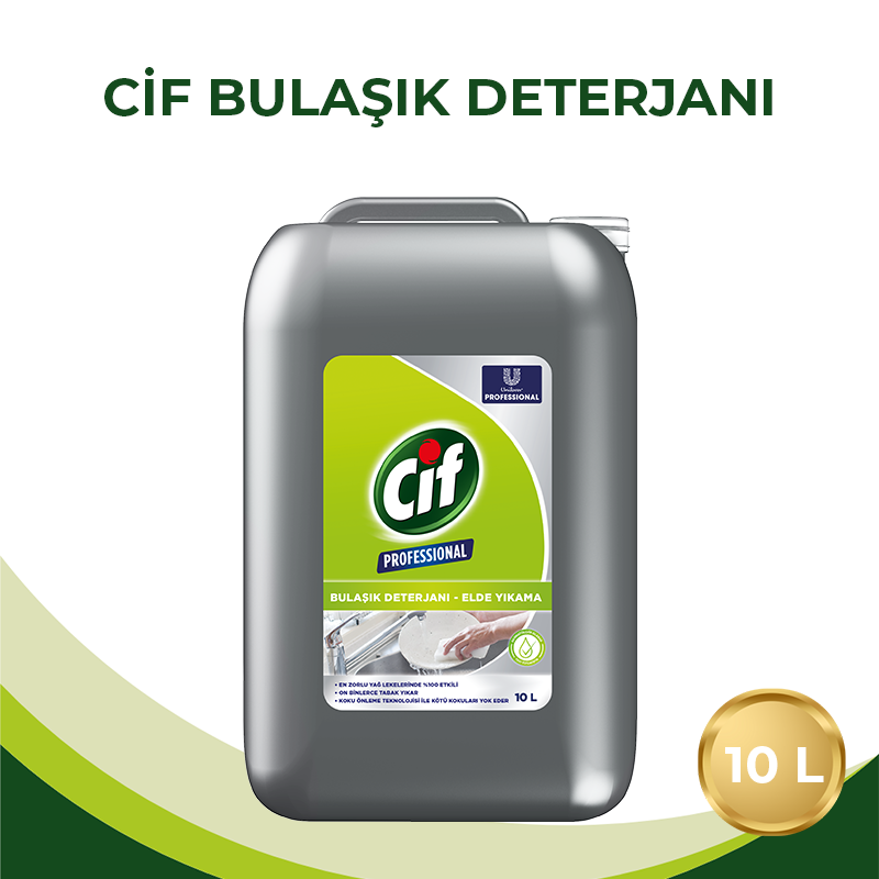 Cif Professional Bulaşık Deterjanı Elde Yıkama 10 L - 2