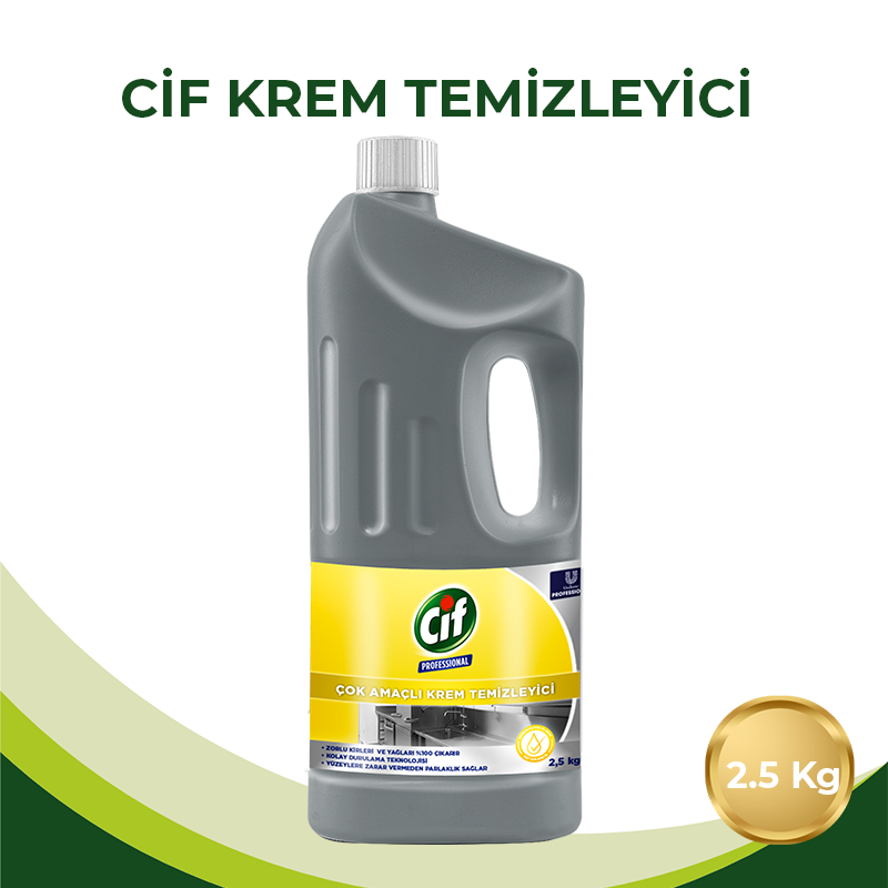 Cif Professional Çok Amaçlı Krem Temizleyici 1,9 L U-Pro - 2