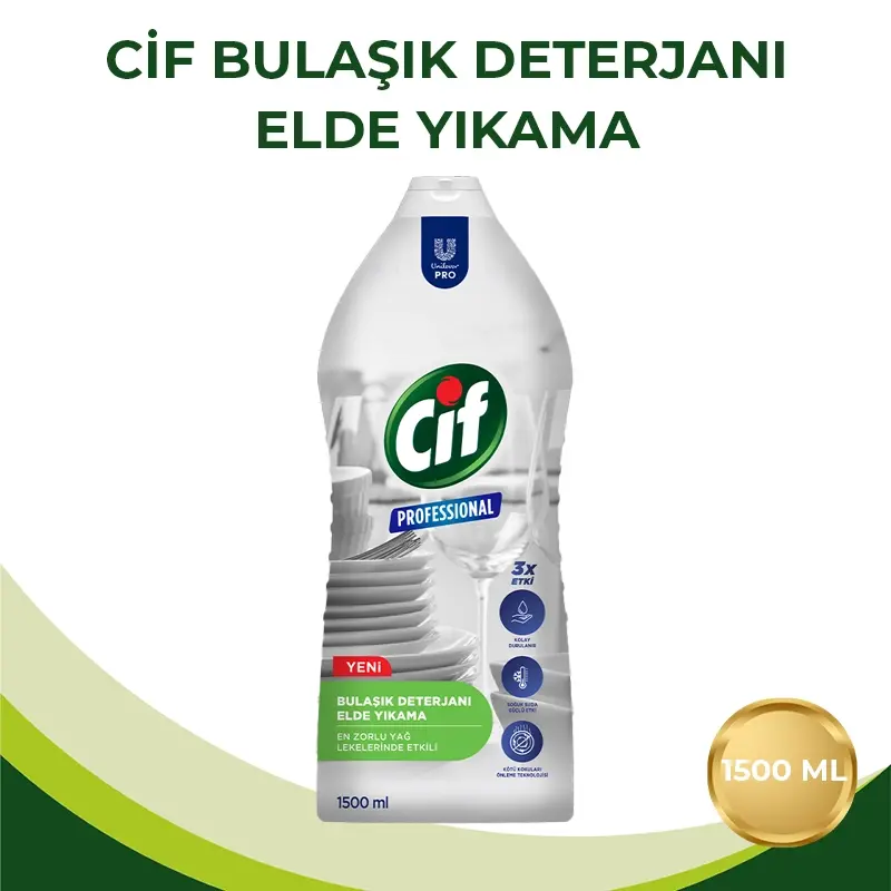 Cif Professional Elde Bulaşık Detrjanı 1500 Ml U-Pro - 2