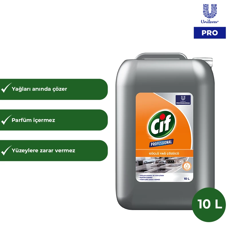 Cif Professional Güçlü Yağ Çözücü 10 Litre - 1