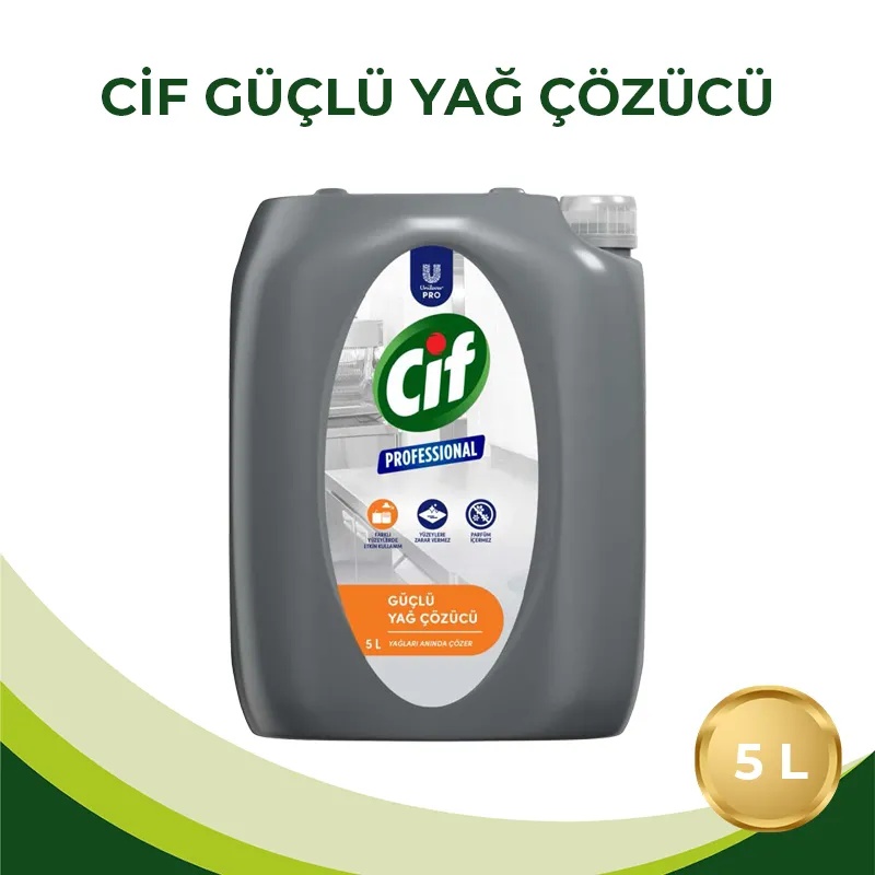 Cif Professional Güçlü Yağ Çözücü 5 Litre - 2