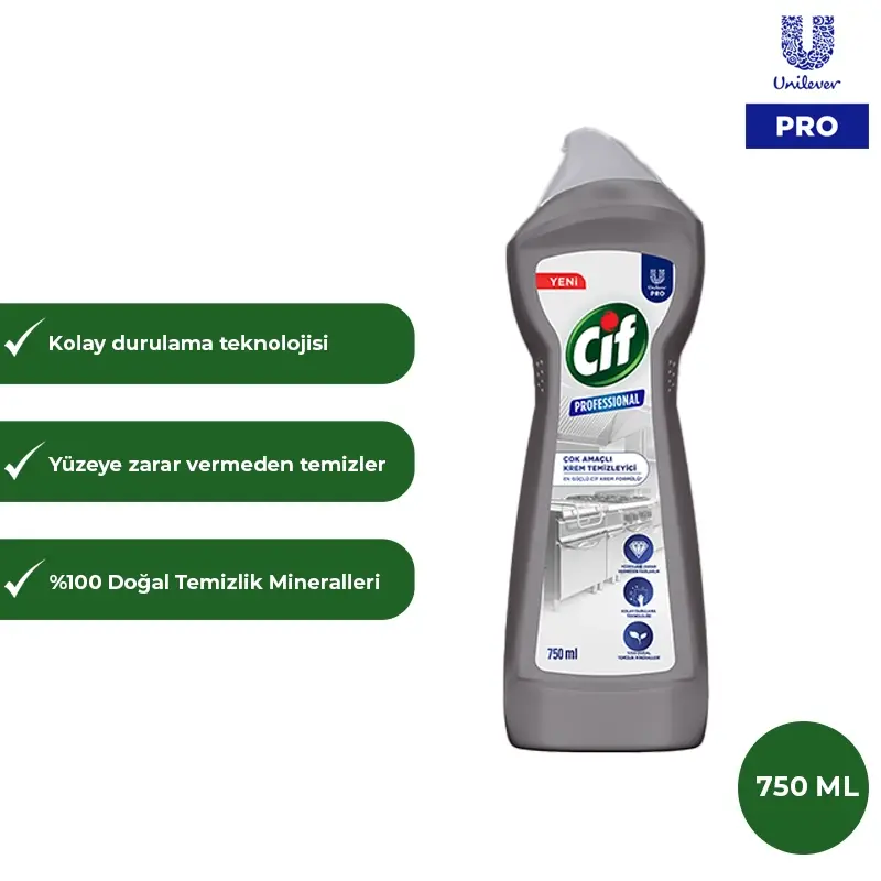 Cif Professional Krem Temizleyici 750 Ml - 1