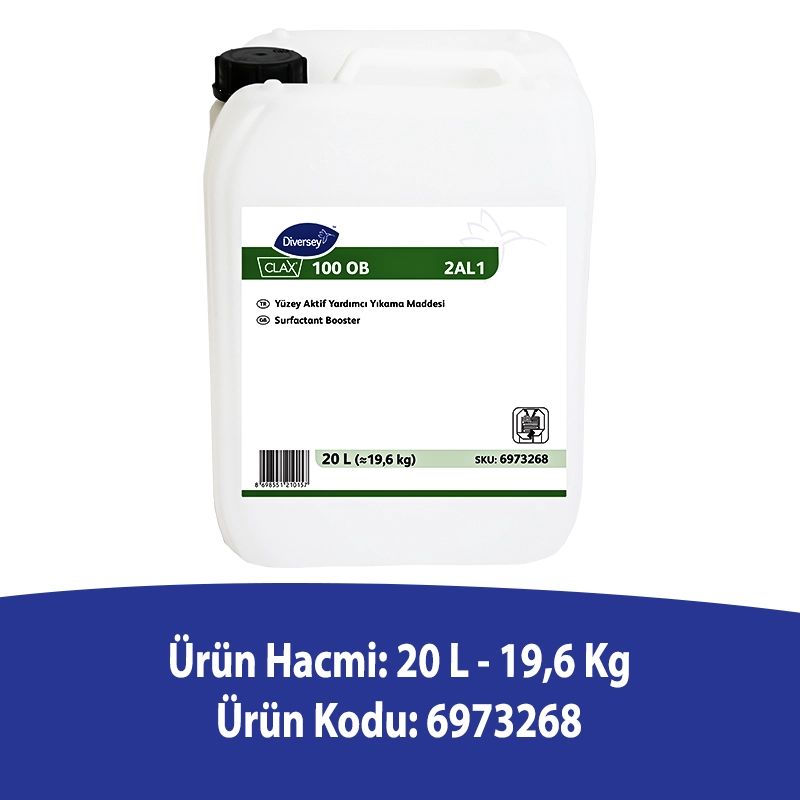 Diversey Clax 100 OB 2AL1 Optik Parlatıcı İlave Yağ ve Kir Sökücü 20 L - 2