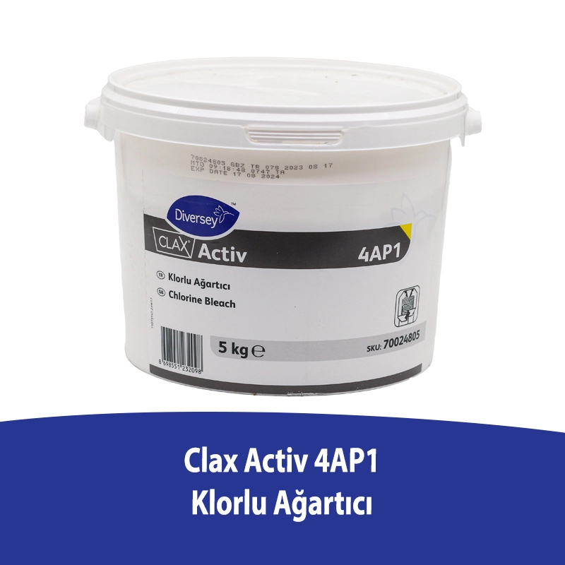Diversey Clax Activ 4AP1 Klorlu Ağartıcı 5 Kg - 1