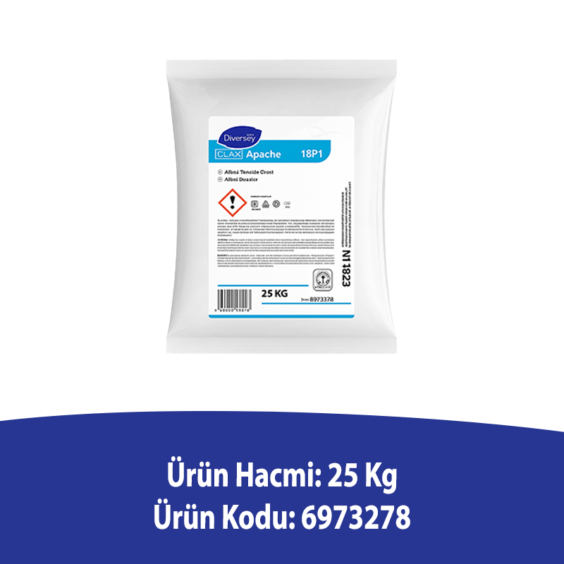 Diversey Clax Apache Alkali Yıkama Ürünü 18P1 25 Kg - 2