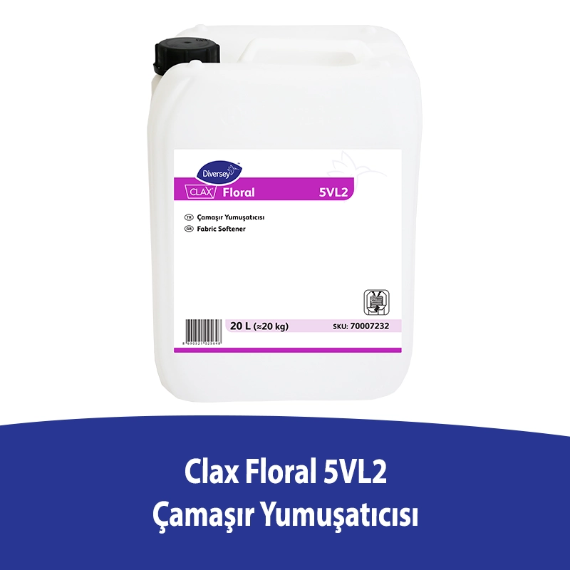 Diversey Clax Floral 5VL2 20 L Çamaşır Yumuşatıcı - 1