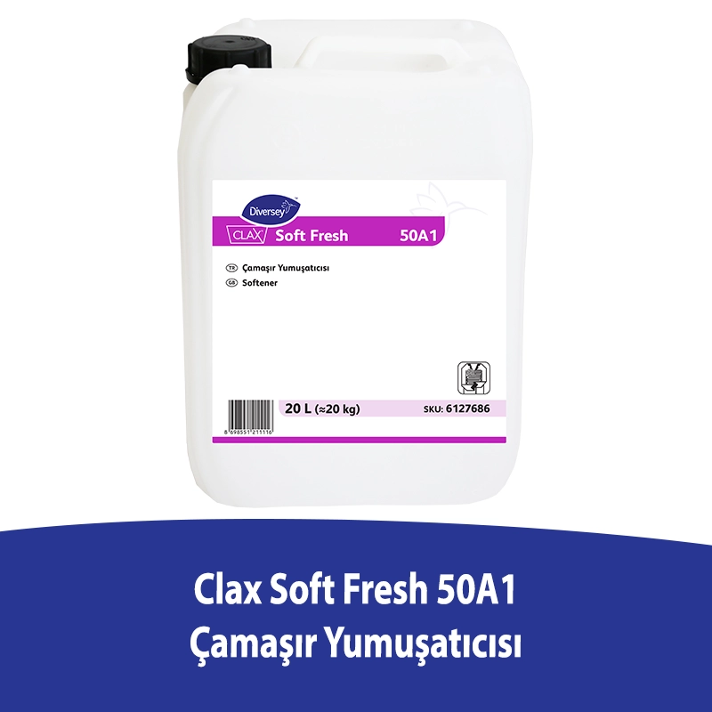 Diversey Clax Soft Fresh 50A1 Çamaşır Yumuşatıcı 20L - 1