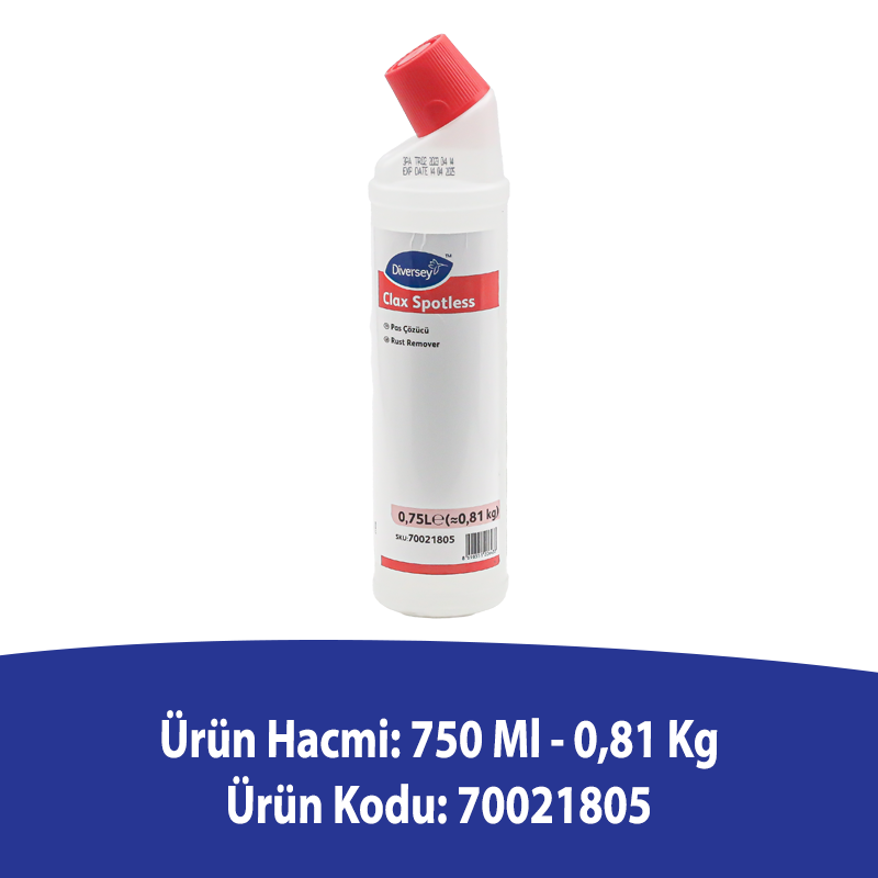 Diversey Clax Spotless Pas Çözücü 750 Ml - 2