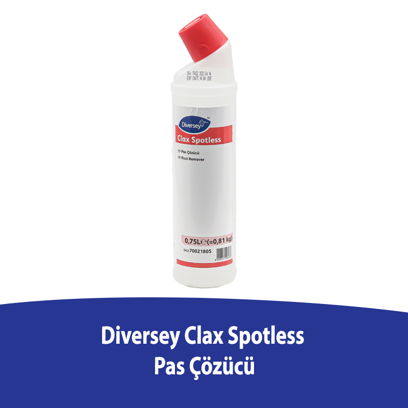 Diversey Clax Spotless Pas Çözücü 750 Ml - 1