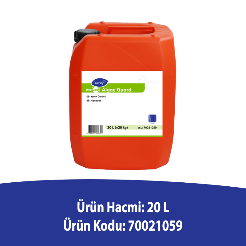 Diversey DiverGard Algae Guard Yosun Önleyici 20 L - 2