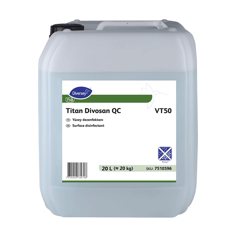 Diversey Divosan QC VT50 Açık Alan Yüzey Dezenfektanı 20L - 3