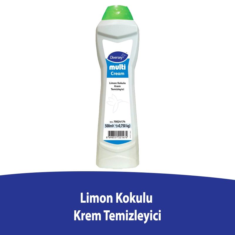 Diversey Multi Cream Limon Kokulu Krem Temizleyici 500 Ml - 1