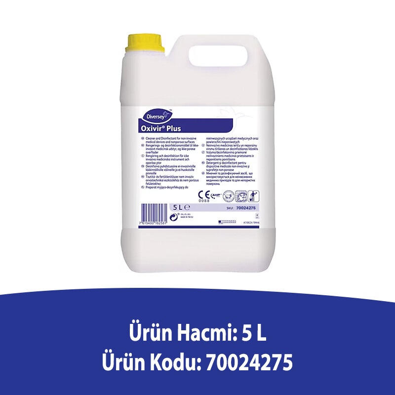 Diversey Oxivir Plus Biyosidal Etkili Yüzey Dezenfektanı 5 L/5,15 Kg - 2