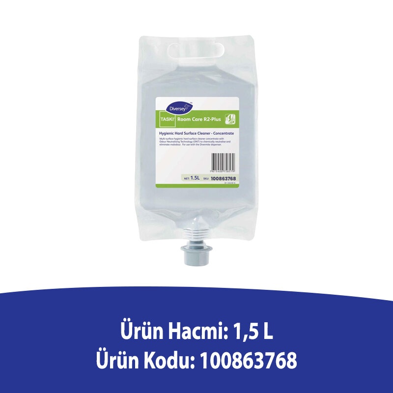 Diversey Room Care R2 Plus Çok Amaçlı Konsantre Yüzey Temizleyici 1,5 L - 2