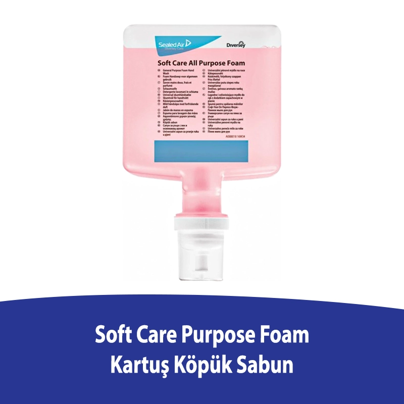 Diversey Soft Care All Purpose Foam Kartuş Köpük Sabun 1,3L - Thumbnail