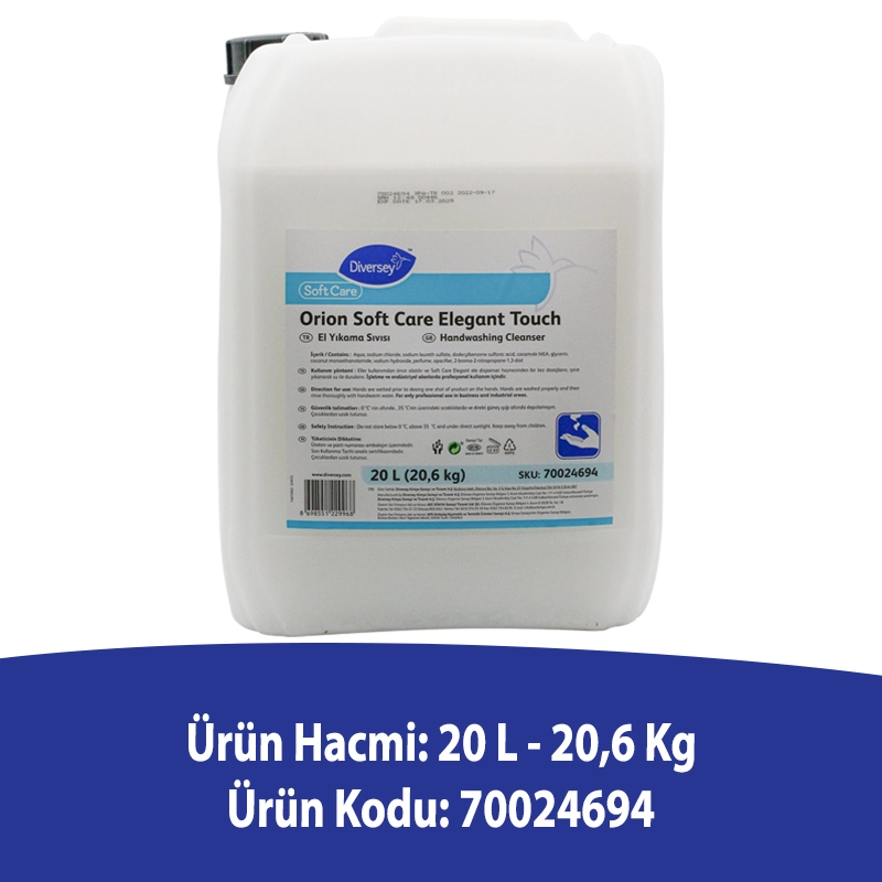 Diversey Soft Care Orion Elegant Touch El Yıkama Sabunu 20 L - 2