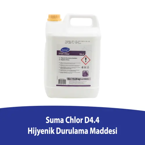Diversey Suma Chlor D4.4 Hijyenik Meyve ve Sebze Durulama Maddesi 5 Litre - 1