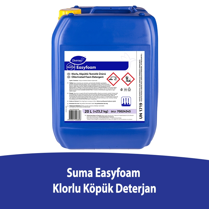 Diversey Suma Easyfoam Klorlu Köpük Deterjan 20L - 1