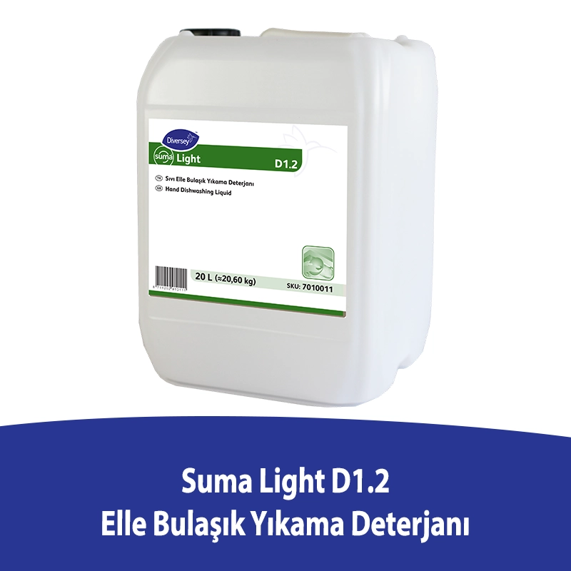 Diversey Suma Light D1.2 Elde Bulaşık Yıkama Deterjanı 20 L - 1