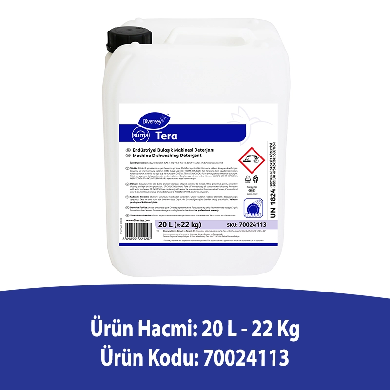 Diversey Suma Tera Bulaşık Makinesi Deterjanı 20 L - 2