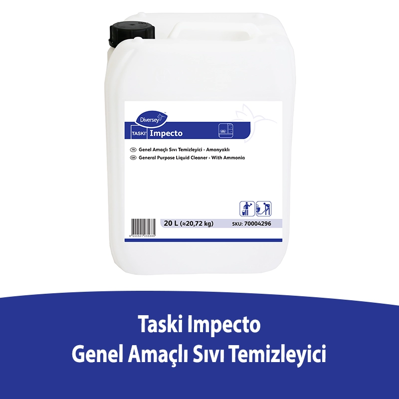 Diversey Taski Impecto Amonyaklı Gemel Temizlik Deterjanı 20 L - 1