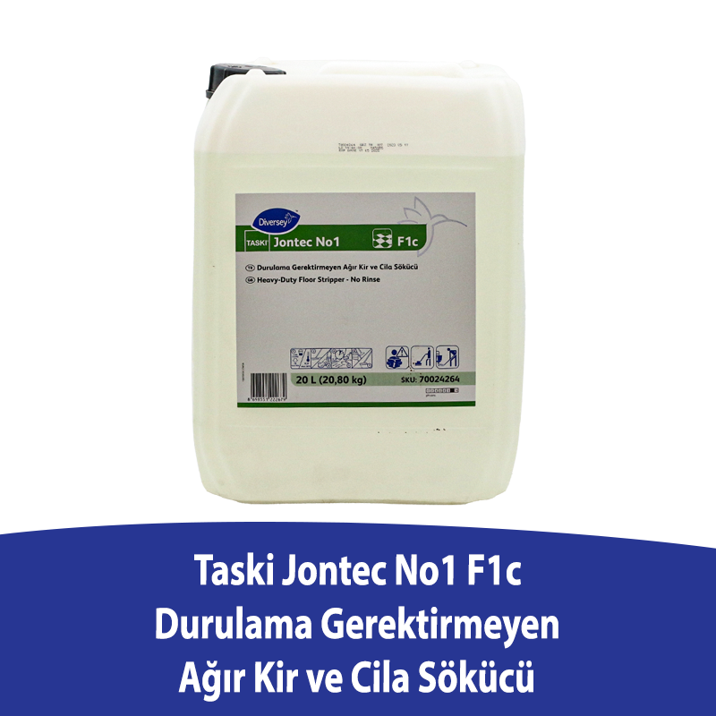 Diversey Taski Jontec No1 F1c Ağır Kir ve Cila Sökücü 20 L - 1