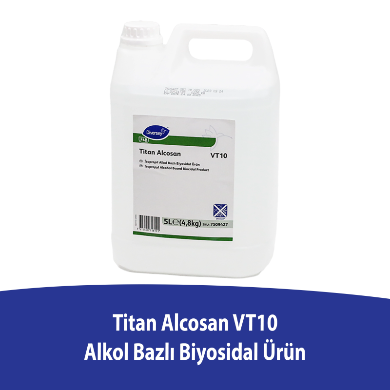 Diversey Titan Alcosan VT10 5L/ 4,8 Kg - 1