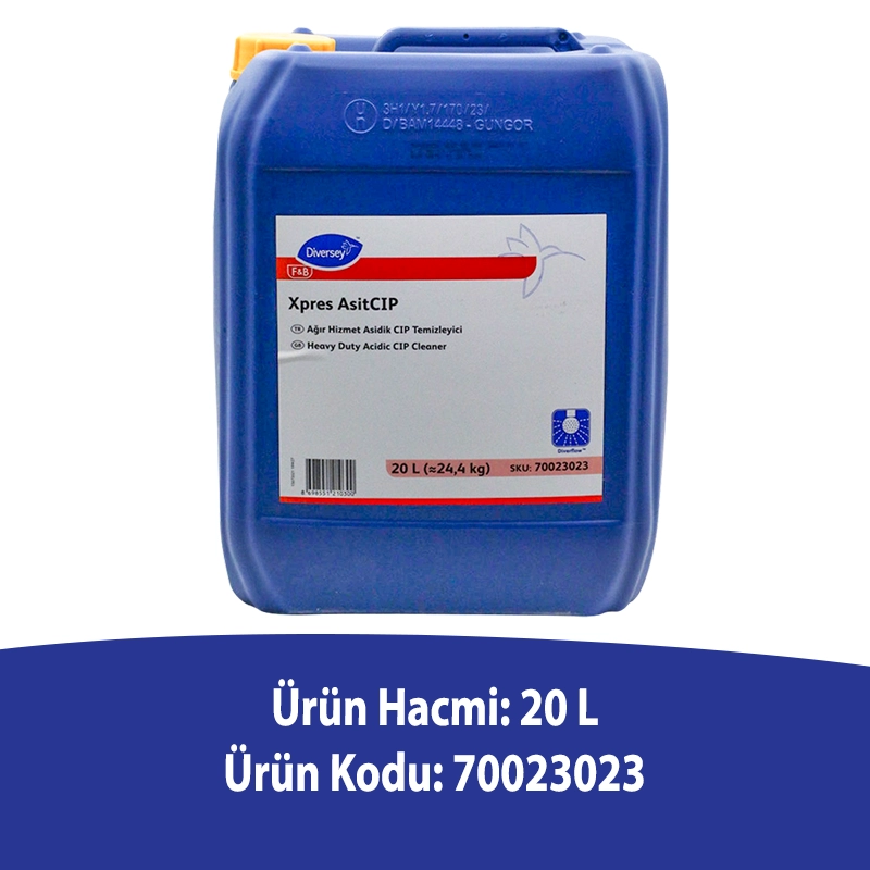 Diversey Xpres AsitCIP Kireç Çözücü 20 L - 2