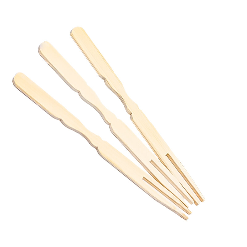 Dolphin Bambu Cips Çatalı 9 Cm 100 Adet - 2