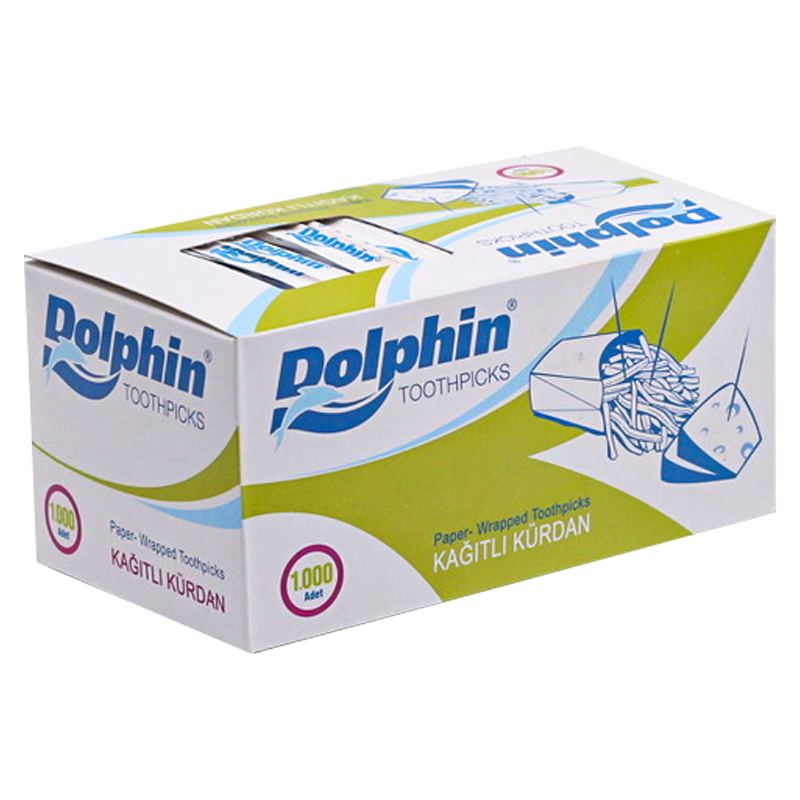Dolphin Kağıtlı Kürdan 1000 Adet - 1