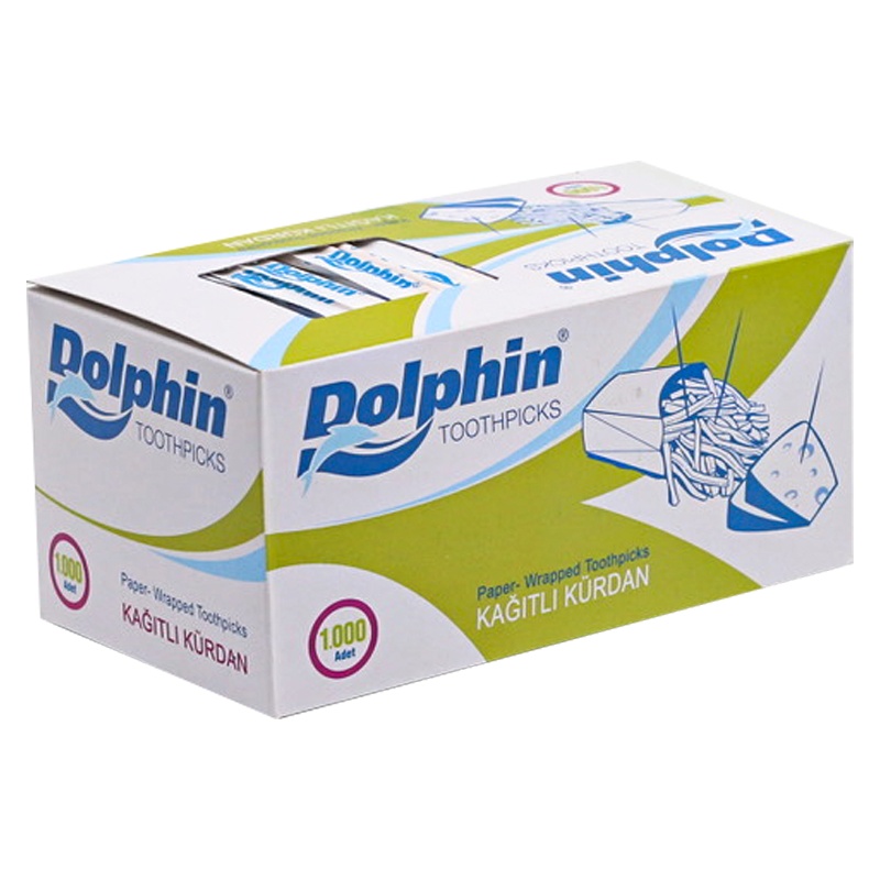 Dolphin Kağıtlı Kürdan 1000 Adet - DOLPHİN