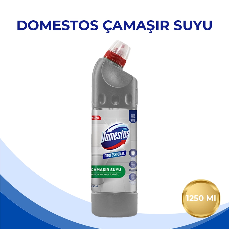 Domestos Professional Yoğun Kıvamlı Çamaşır Suyu 1250 Ml U-Pro - 2