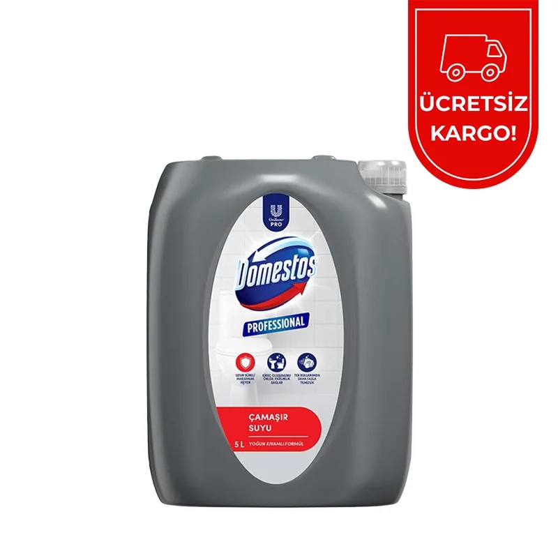 Domestos Professional Yoğun Kıvamlı Çamaşır Suyu 5 L Ücretsiz Kargo - 1