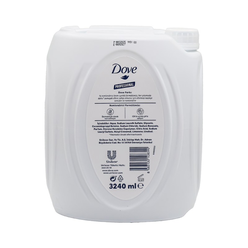 Dove Professional Nemlendirici Sıvı Sabun 3,2 Litre U-Pro - 3