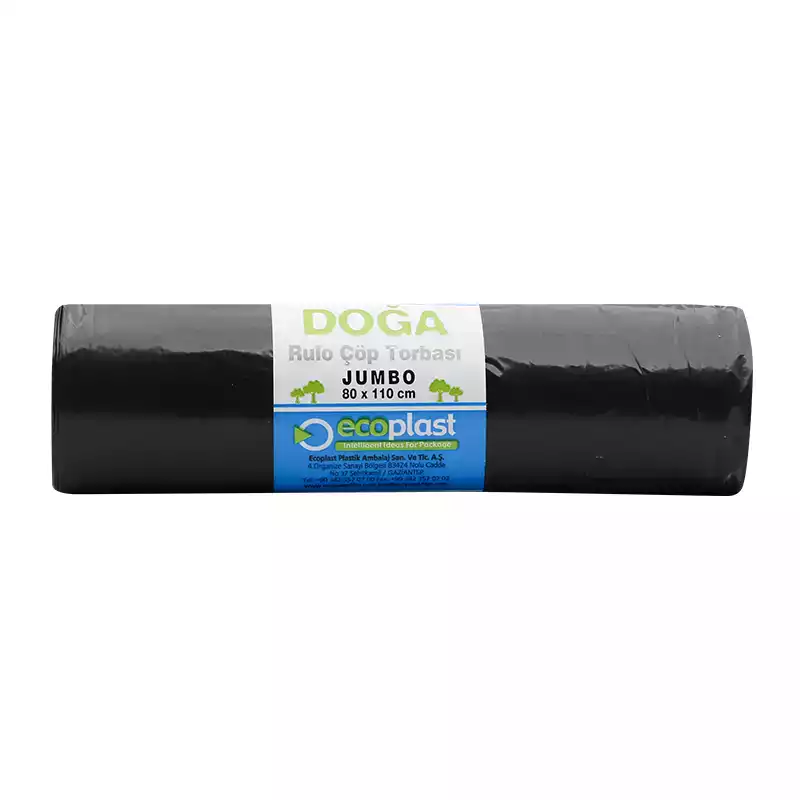 Ecoplast Çöp Poşeti Jumbo Siyah 400 Gr 80x110 - 1