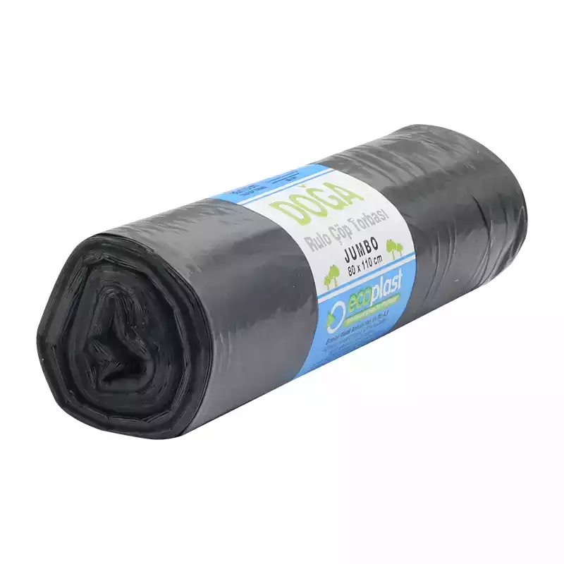 Ecoplast Çöp Poşeti Jumbo Siyah 400 Gr 80x110 - Thumbnail