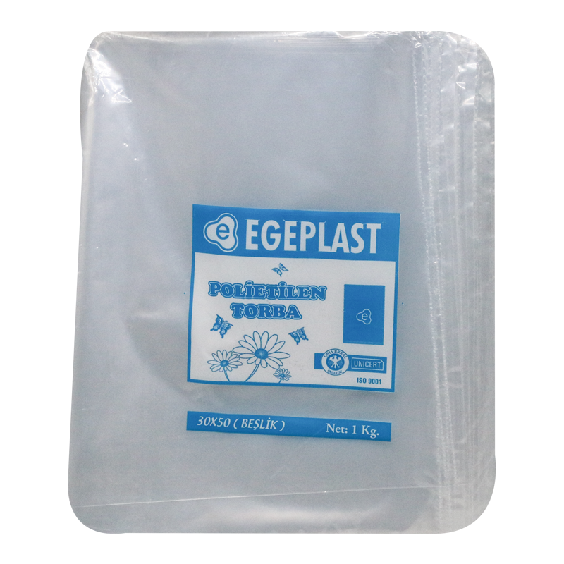 Ege Plastik Polietilen Süt Torbası 30x50 5'lik - 1