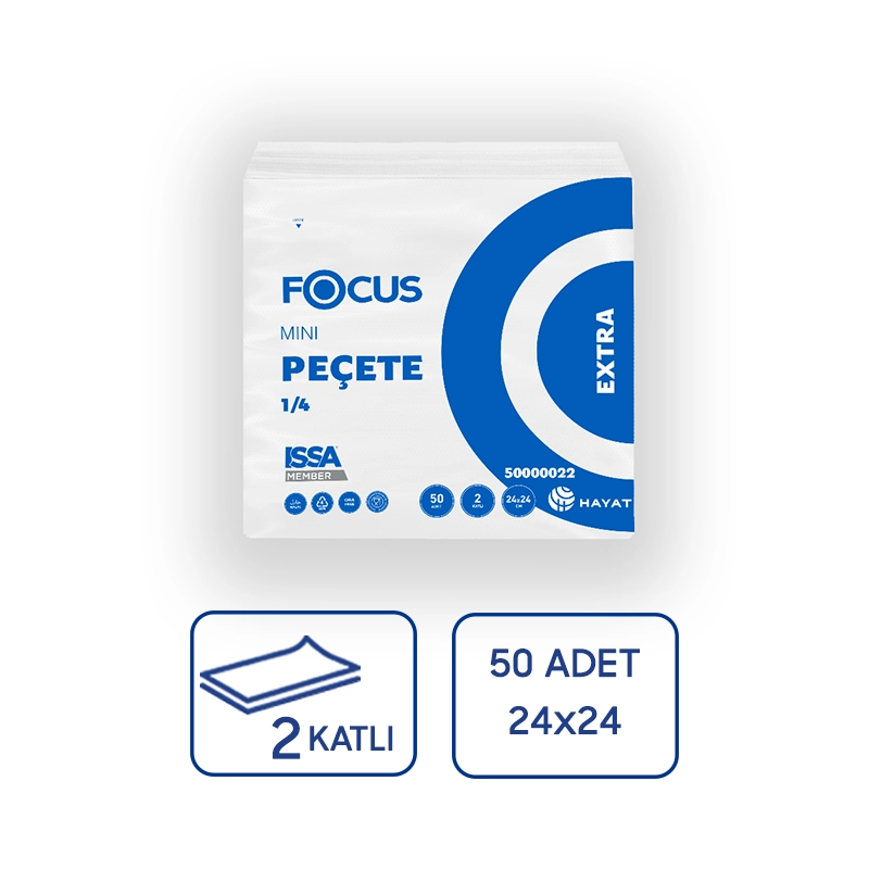 Focus Extra Mini Kağıt Peçete 50Li 48 Paket - 1