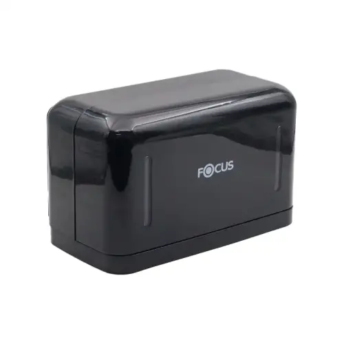 Focus İkili V Katlı Tuvalet Kağıdı Dispenseri Siyah - 1