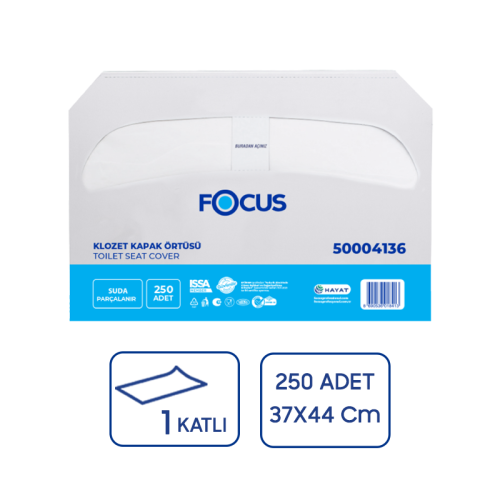 Focus Klozet Kapak Örtüsü 250li 10 Paket - 1