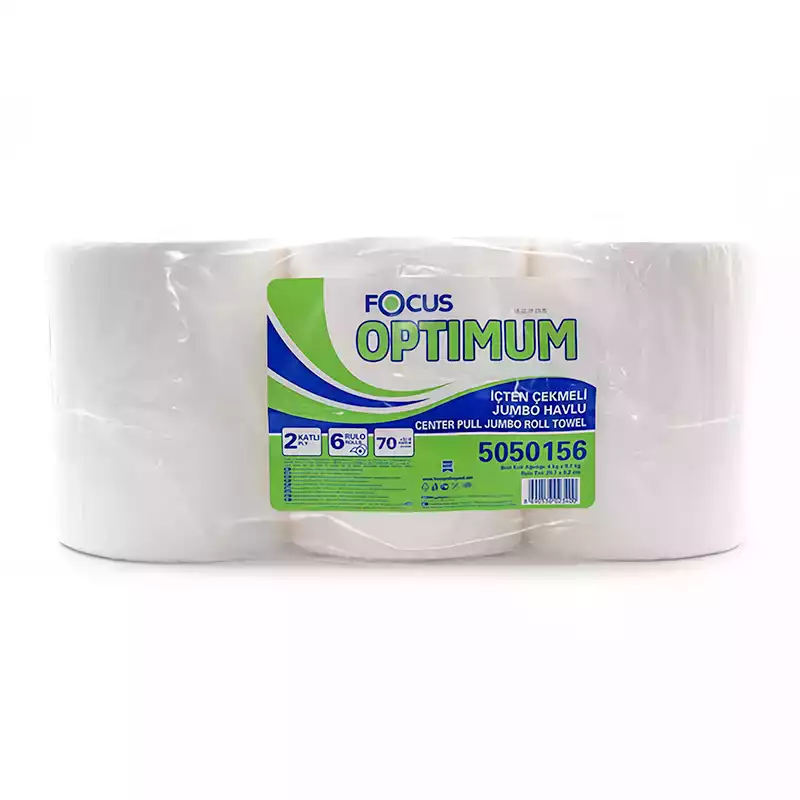 Focus Optimum İçten Çekmeli Kağıt Havlu 20,7cm 6Lı 70m - 1