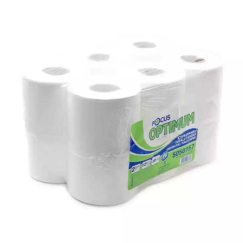 Focus Optimum İçten Çekmeli Tuvalet Kağıdı 12 Adet 80 Mt - Thumbnail